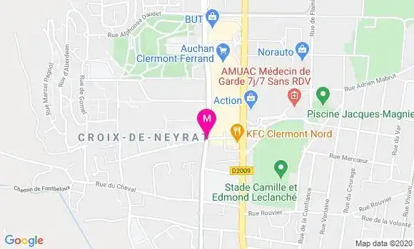 Localisation Dr Marielle Vayssade