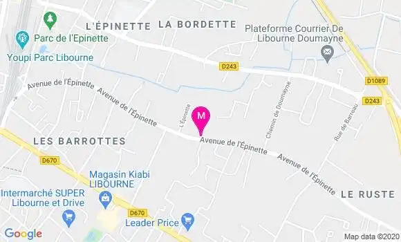 Localisation Dr Cédric Martell