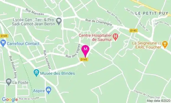 Localisation Dr Florent Maugin