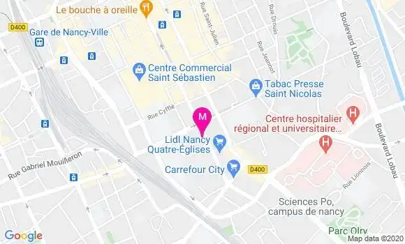 Localisation Dr Isabelle Le Brun
