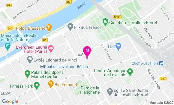 Localisation Dr Alexis Marion