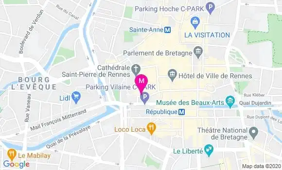 Localisation Dr Anne Derrien
