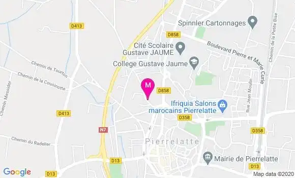 Localisation Dr Jean Marc Cuvillier