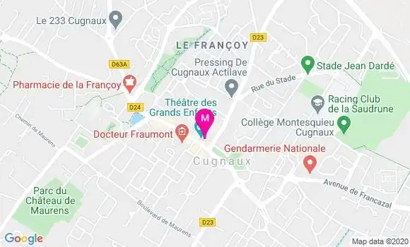 Localisation Dr Françoise Mortemousque