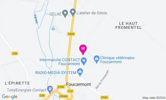 Localisation Dr Sophie Sere Fournier