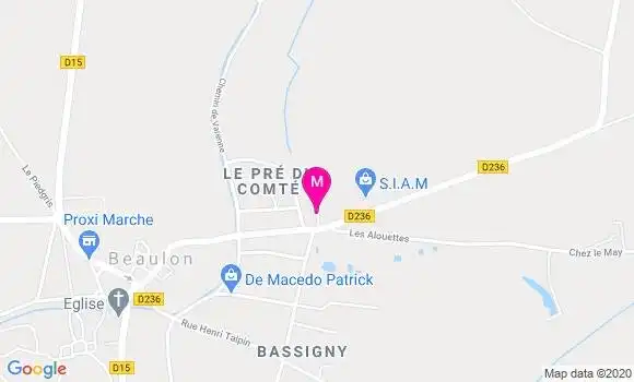 Localisation Dr Laurent Daniel