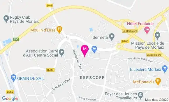 Localisation Dr Yoann Le Mao