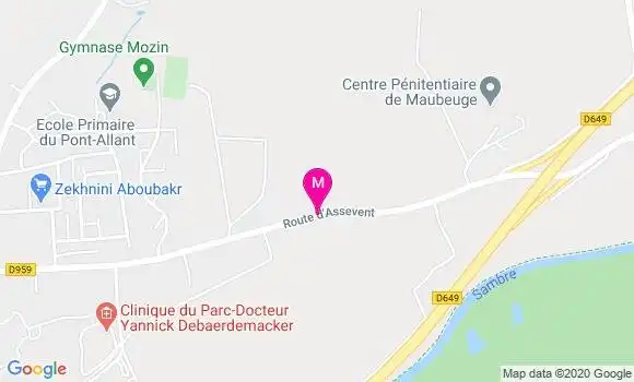 Localisation Dr Jacques Borghgraef