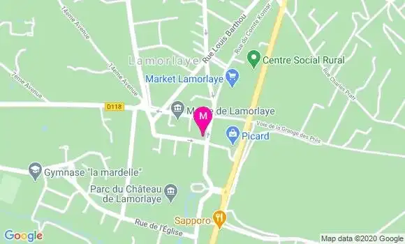 Localisation Dr Jacques Violet