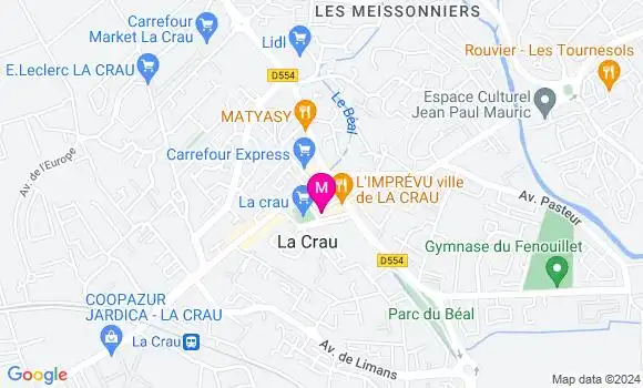 Localisation Dr Adrien Mugneret