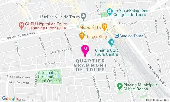 Localisation Dr Isabelle Beaumont