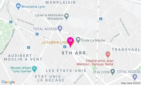 Localisation Dr Aurelien Bouvard