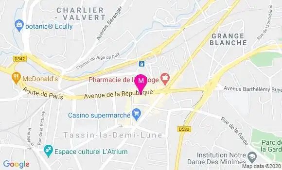 Localisation Dr Pascale Bernier