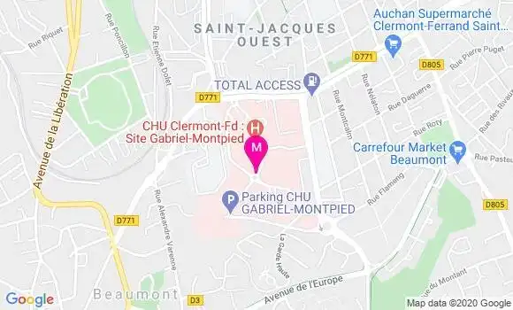 Localisation Dr Claire Aumeran
