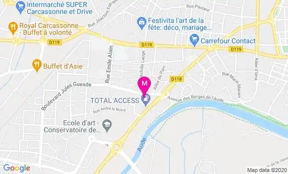 Localisation Dr Catherine Martinez