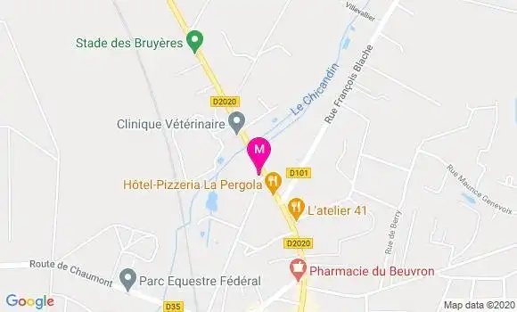 Localisation Dr Melania Meunier