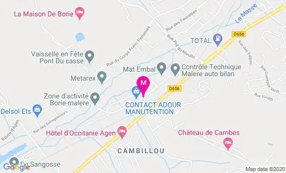 Localisation Dr Elisa Loubet
