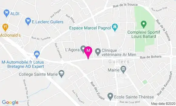 Localisation Dr Arthur Augustin