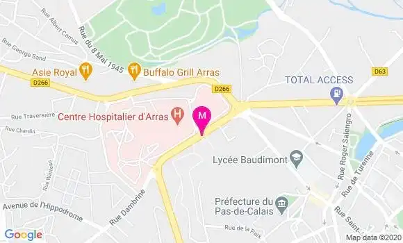 Localisation Dr Gerard Derrien