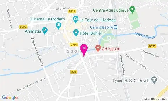 Localisation Dr Stephan Claris