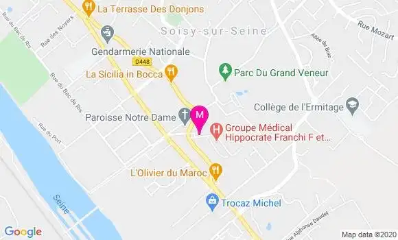 Localisation Dr Jean Felix Moutsogo