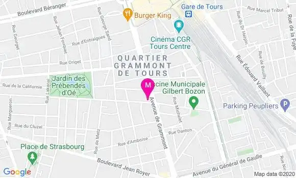 Localisation Dr Jeanne Marchand