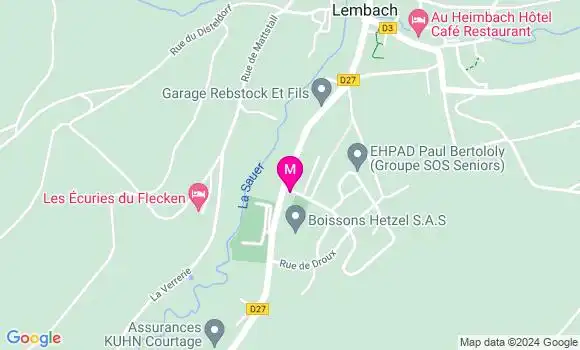 Localisation Dr Sophie Schaffhauser