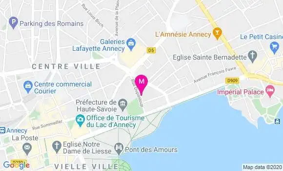 Localisation Dr Brigitte Friedrich