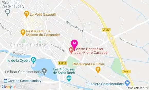 Localisation Dr Yannick Le Bars