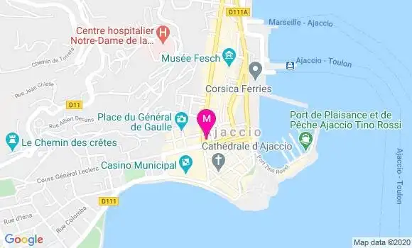 Localisation Dr Angelique Zecchi Cabanes