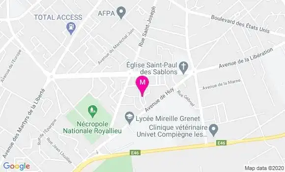 Localisation Dr Eric Delhorbe