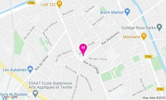 Localisation Dr Hakim Mameche