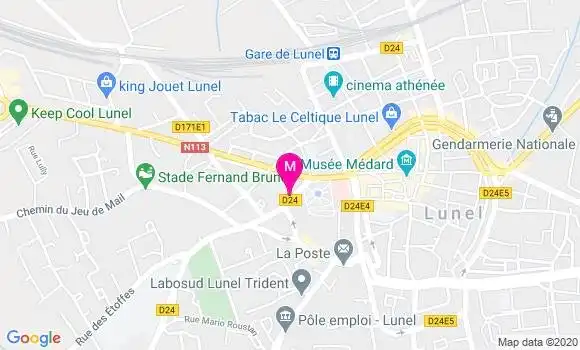 Localisation Dr Jocelyne Rancoule Larroche