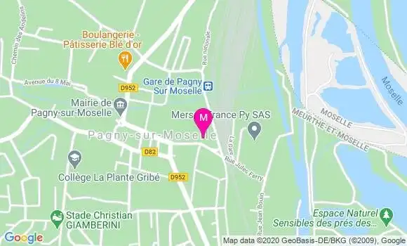 Localisation Dr Julie Ott