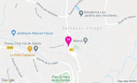 Localisation Dr Anne Richet