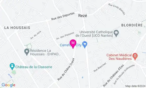 Localisation Dr Blandine Hybert