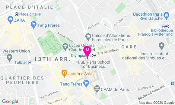 Localisation Dr Myriam Bouselham