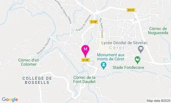 Localisation Dr Maria David Verschure
