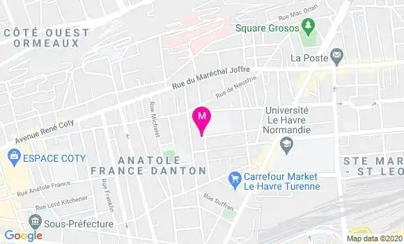 Localisation Dr Aude Le Borgne