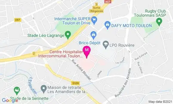 Localisation Dr Pascal Mattei