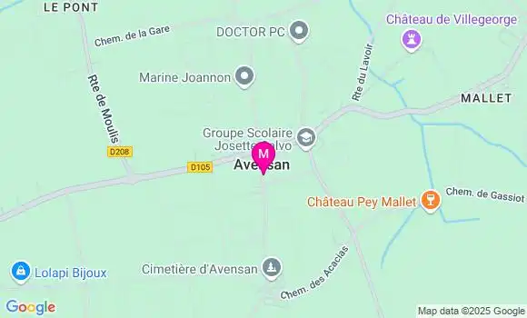 Localisation Dr Elodie Fauga