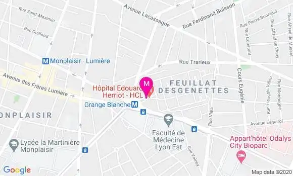 Localisation Dr Claude Boissier