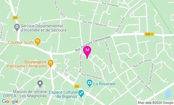 Localisation Dr Samuel Diagne