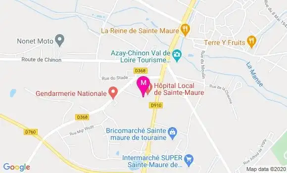Localisation Dr Clement Ridoux
