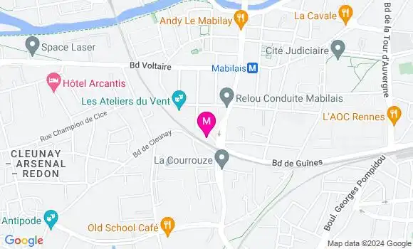 Localisation Dr Charlotte Gueguen
