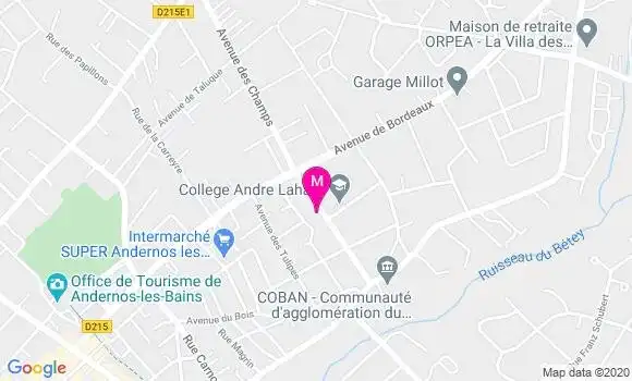Localisation Dr Annette Moudio