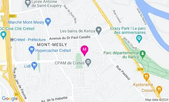 Localisation Dr Véronique Nama Ndongo