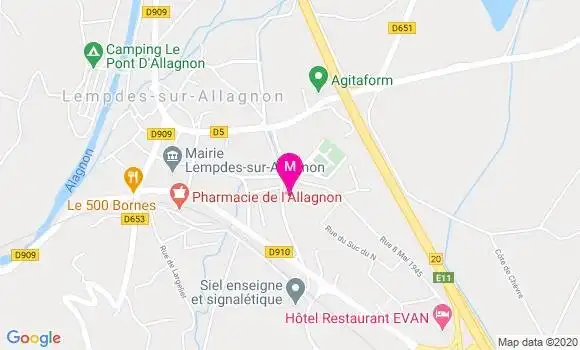 Localisation Dr Philippe Vorilhon
