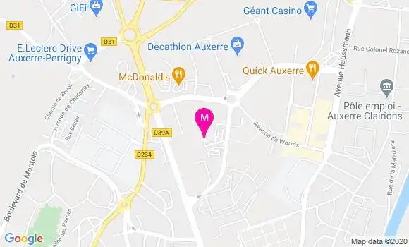 Localisation Dr Farhat Miled