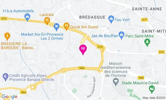 Localisation Dr Delphine Rocca